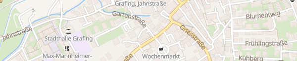 Karte Gartenstraße Grafing