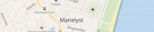 Karte Marielyst Bøtø Strand P-Plads Væggerløse
