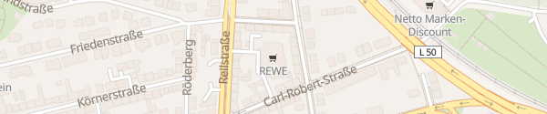 Karte REWE Carl-Robert-Straße Halle (Saale)