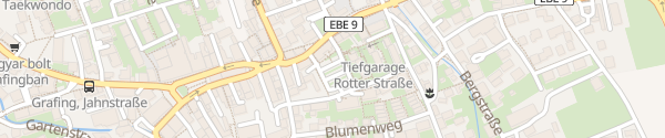 Karte Parkplatz Rotter Straße Grafing