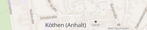 Karte Rathaus Köthen (Anhalt)