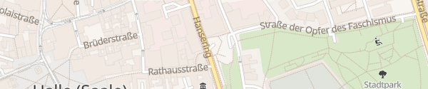 Karte B+B Parkhaus Halle (Saale)