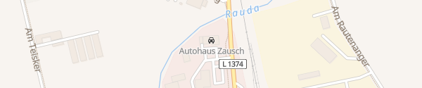 Karte Autohaus Zausch Crossen an der Elster