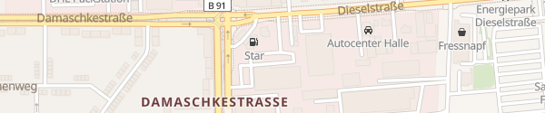 Karte Lidl Merseburger Straße Halle (Saale)