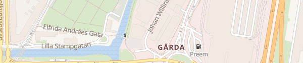 Karte Johan Willins gata Göteborg