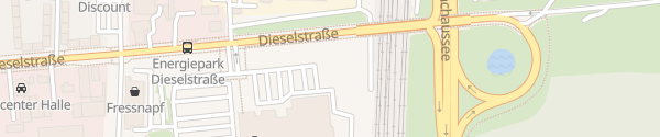 Karte Globus Dieselstraße Halle (Saale)