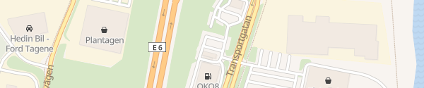 Karte OKQ8 Bäckebol Hisings Backa