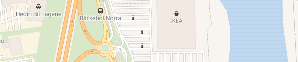 Karte IKEA Bäckebol Hisings Backa