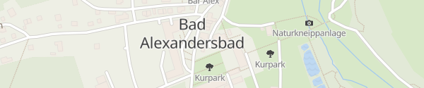 Karte Kurpark Bad Alexandersbad