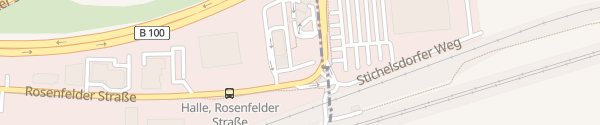 Karte McDonald's Rosenfelder Straße Halle