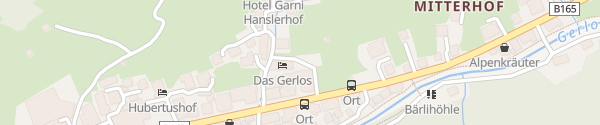 Karte Hotel Platzer Gerlos