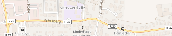 Karte Grundschule Hainsacker Lappersdorf