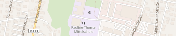 Karte Pauline-Thoma-Mittelschule Kolbermoor