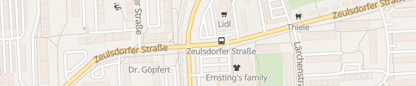 Karte Lidl Zeulsdorfer Straße Gera