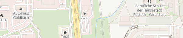 Karte Avia Tankstelle An der Stadtautobahn Rostock