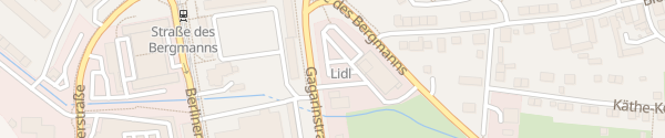Karte Lidl Straße des Bergmanns Gera
