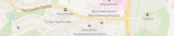Karte Karl-Stieler-Straße Regensburg