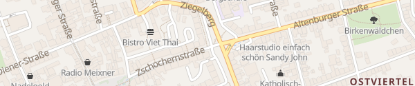 Karte Zschochernstraße Gera