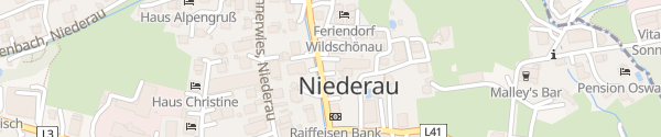 Karte Hotel Schneeberger Niederau
