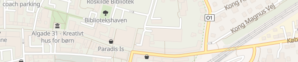 Karte Sortebrødre Plads Roskilde