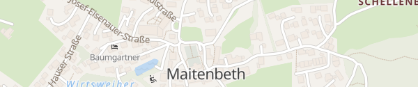 Karte Rathausplatz Maitenbeth