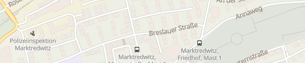 Karte Breslauer Straße Marktredwitz