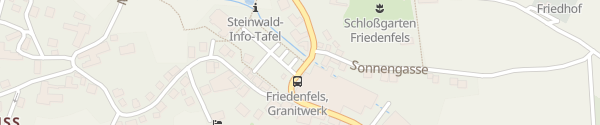 Karte Parkplatz Steinwaldhalle Friedenfels