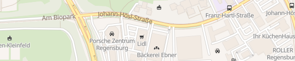 Karte Lidl Merowingerstraße Regensburg