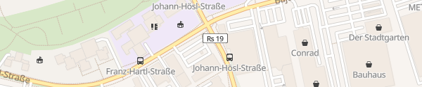Karte ALDI Süd Johann-Hösl-Straße Regensburg