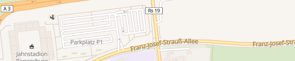 Karte P+R Continental Arena Regensburg