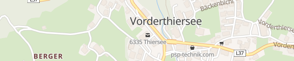 Karte Gemeindeamt Vorderthiersee