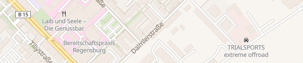 Karte Daimlerstraße Regensburg