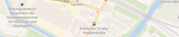 Karte McDonald's Klepperstraße Rosenheim