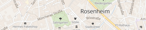 Karte Parkplatz Sparkasse Rosenheim