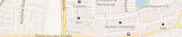 Karte Gewerbepark Gebäude C20/C21 Regensburg