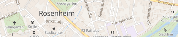 Karte Tiefgarage P3 Rathaus Rosenheim