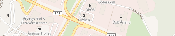 Karte Circle K Årjäng