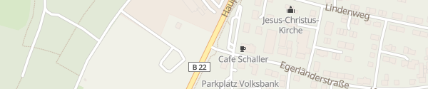 Karte Parkplatz Egerländerstraße Altenstadt an der Waldnaab