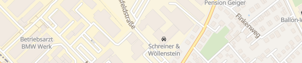 Karte Mercedes-Benz Schreiner & Wöllenstein Ergolding