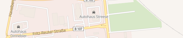 Karte Autohaus Streese Pritzwalk