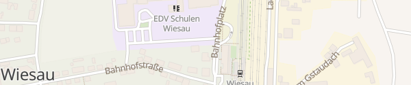 Karte Bahnhof Wiesau
