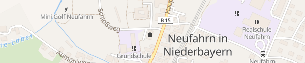 Karte Rathaus Neufahrn in Niederbayern