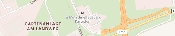 Karte EnBW Schnellladepark Kavelstorf