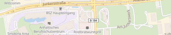 Karte Aral Tankstelle Junkersstraße Dessau-Roßlau