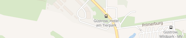 Karte Hotel am Tierpark Güstrow