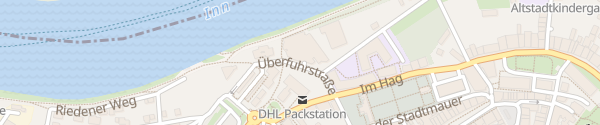 Karte Parkhaus Überfuhrstraße Wasserburg am Inn