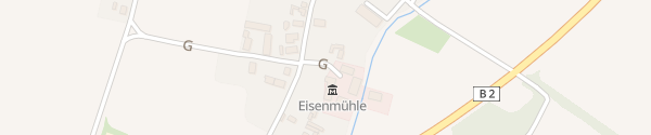 Karte Eisenmühle Elstertrebnitz