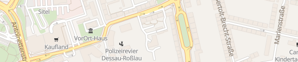 Karte Wohnungsgenossenschaft Dessau Dessau-Roßlau