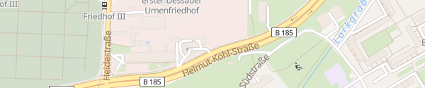 Karte STAR Tankstelle Helmut-Kohl-Straße Dessau-Roßlau