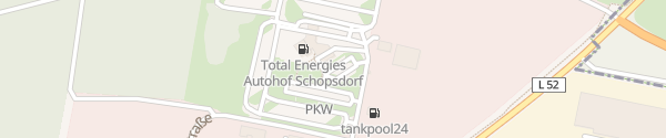 Karte TOTAL Autohof Schopsdorf